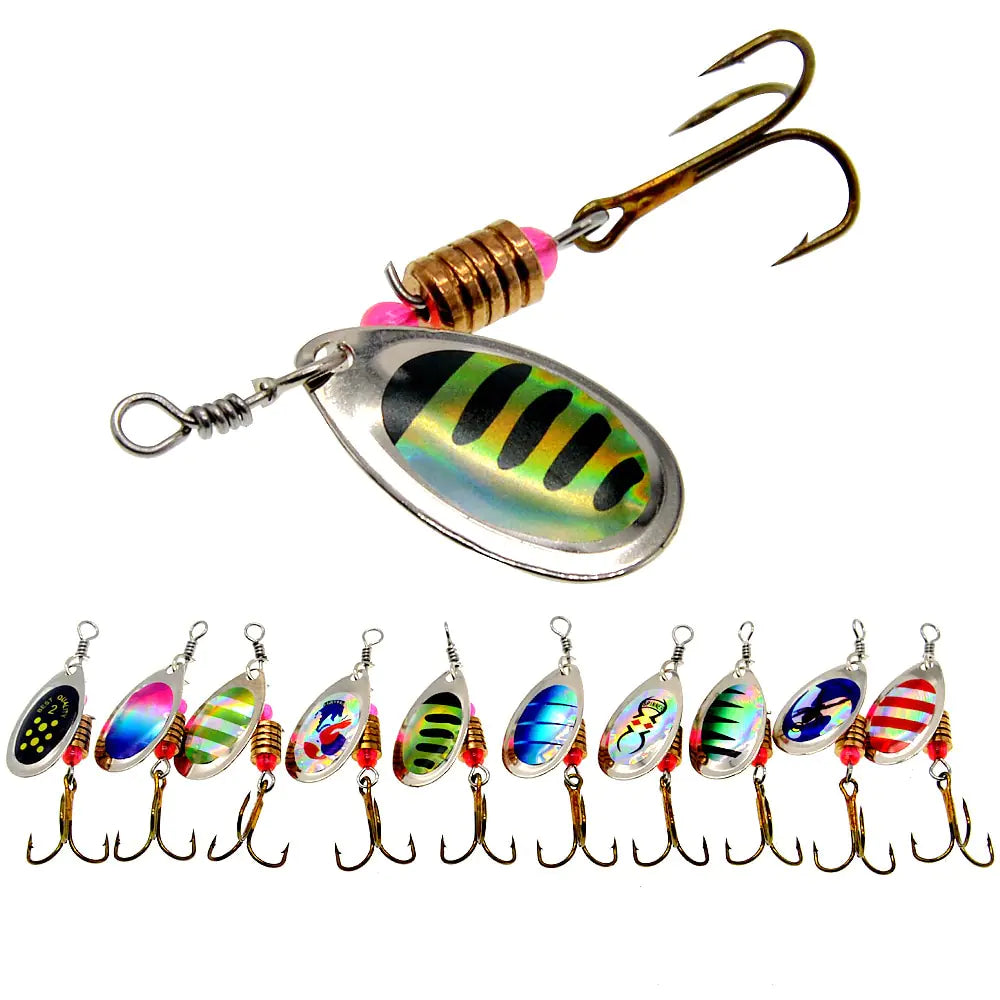 ✨ Rotating Metallic Sequin Fishing Lure