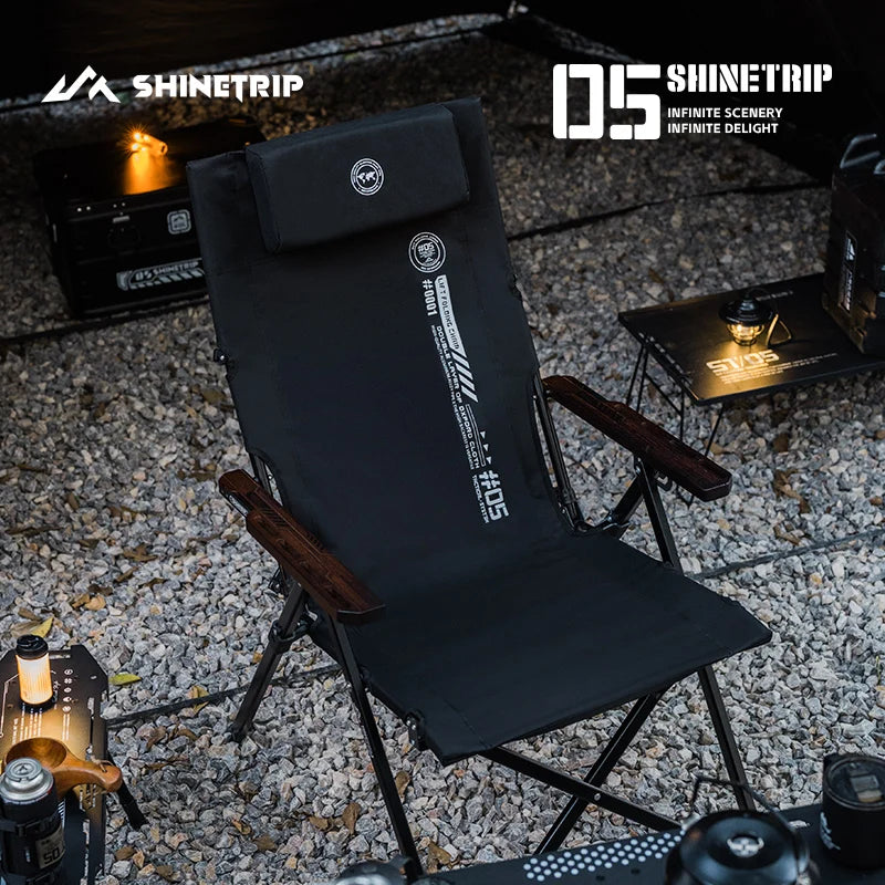 🪑 ShineTrip Adjustable Folding Chair, Comfort Meets Adventure 🎣🏕️