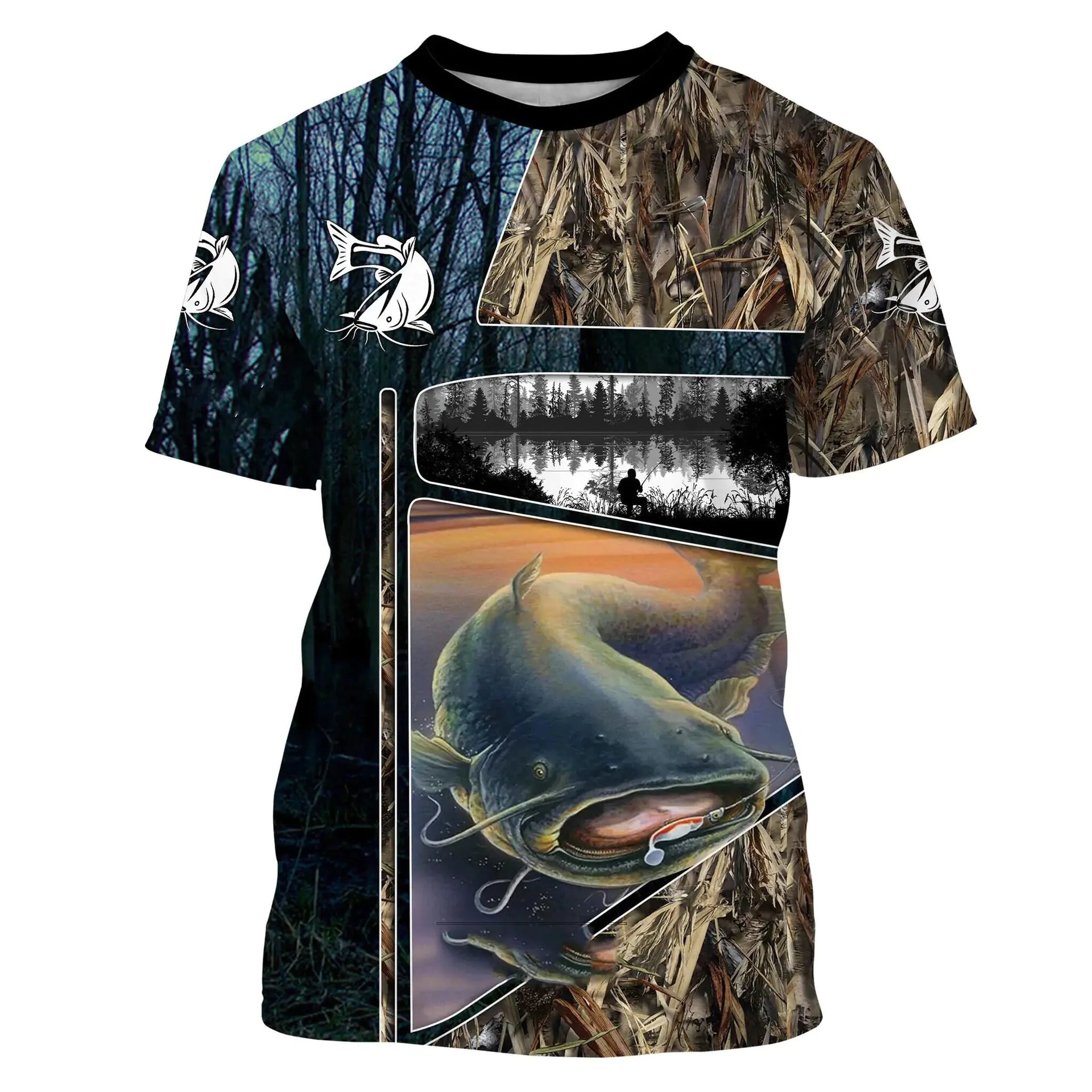 🎣 Fishing Printed T-Shirt ☀️