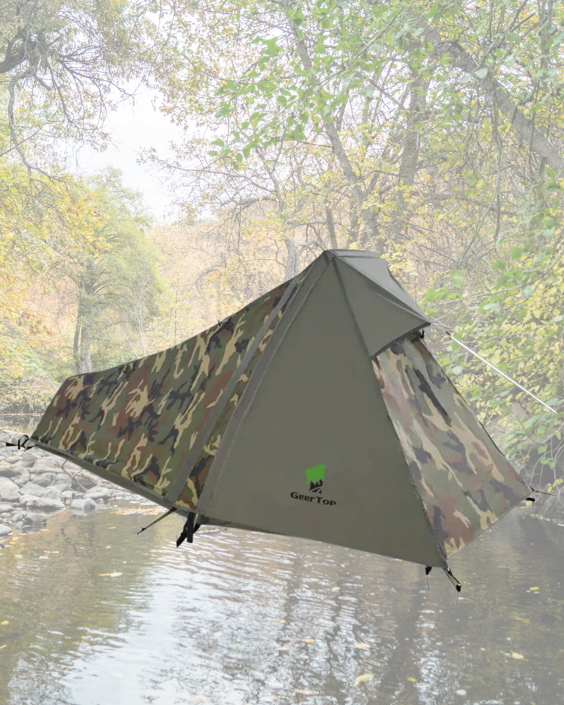 Pyramid Tent for Outdoor Camping