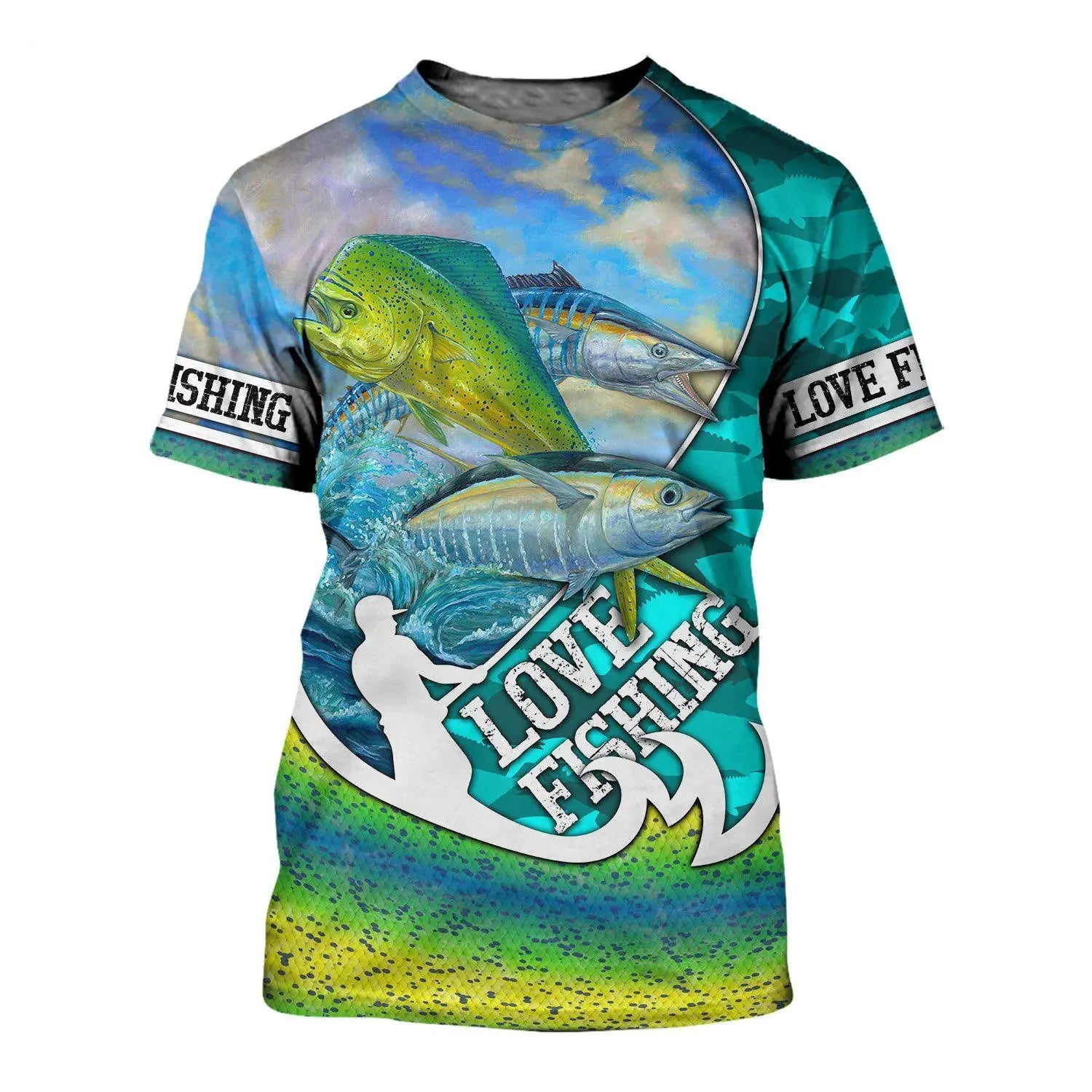 🎣 Fishing Printed T-Shirt ☀️
