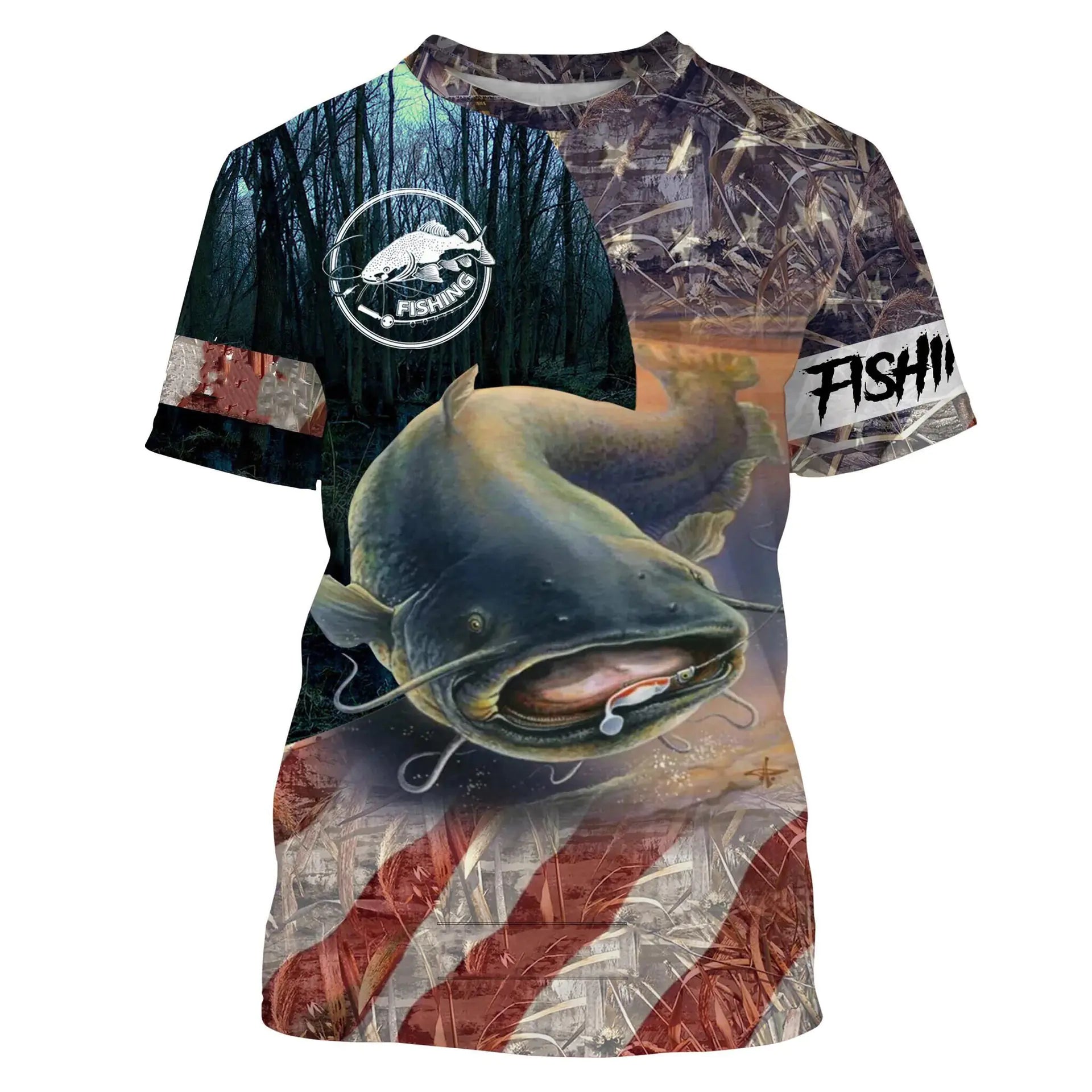 🎣 Fishing Printed T-Shirt ☀️