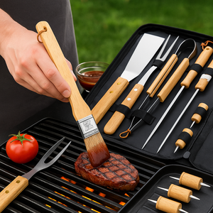 🔥 Portable Outdoor Camping BBQ Tool Set 🏕️🍗