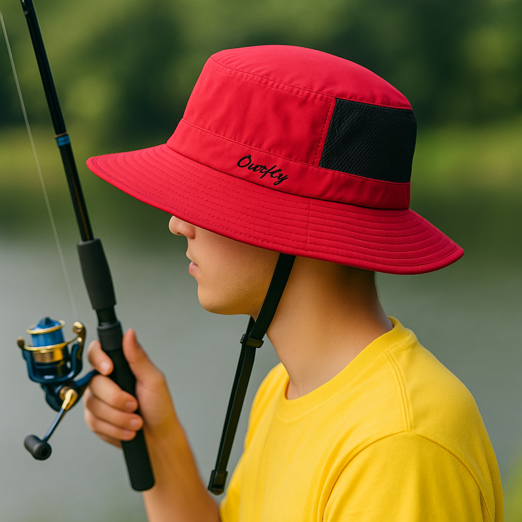 Foldable Wide Brim Sun Hat for Hiking and Fishing