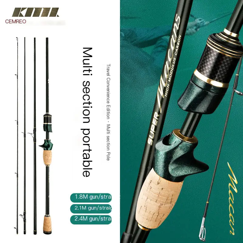 🎣 Portable Carbon Fiber Fishing Rod 🌊